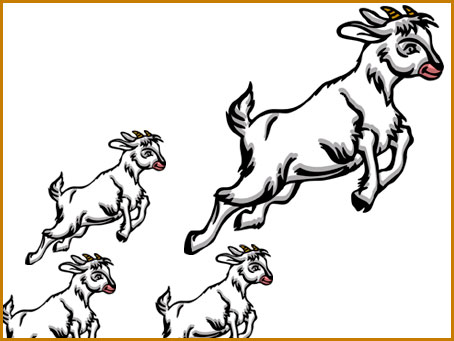 Por donde salta la cabra, salta el cabrito