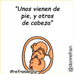 “Unos vienen de pie, y otros de cabeza”