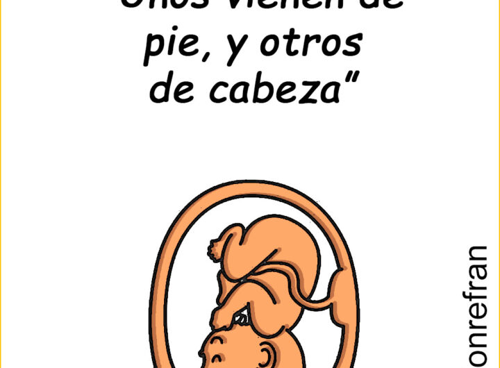 “Unos vienen de pie, y otros de cabeza”