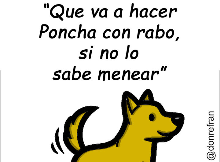 “Que va a hacer Poncha con rabo, si no lo sabe menear”
