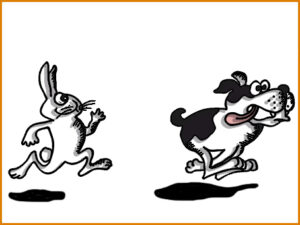 Los conejos corriendo detrás de los perros: Cuando la falta de dirección invierte la lógica del negocio