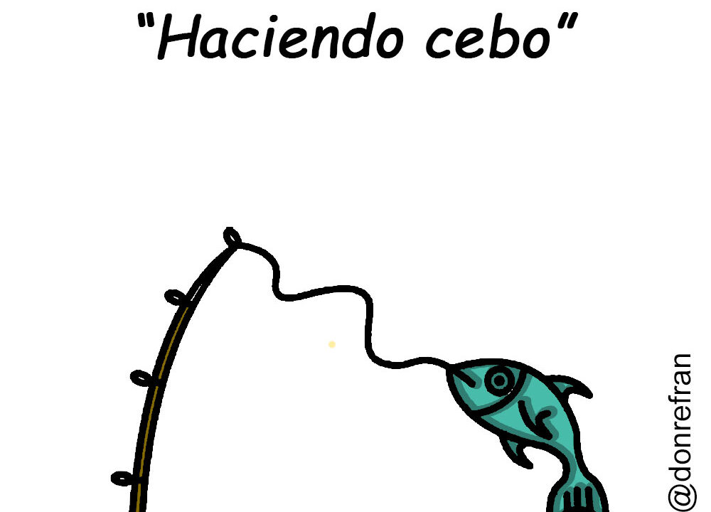 “Haciendo cebo”
