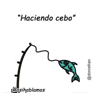 “Haciendo cebo”