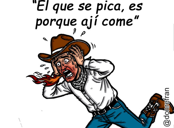 “El que se pica, es porque ají come”