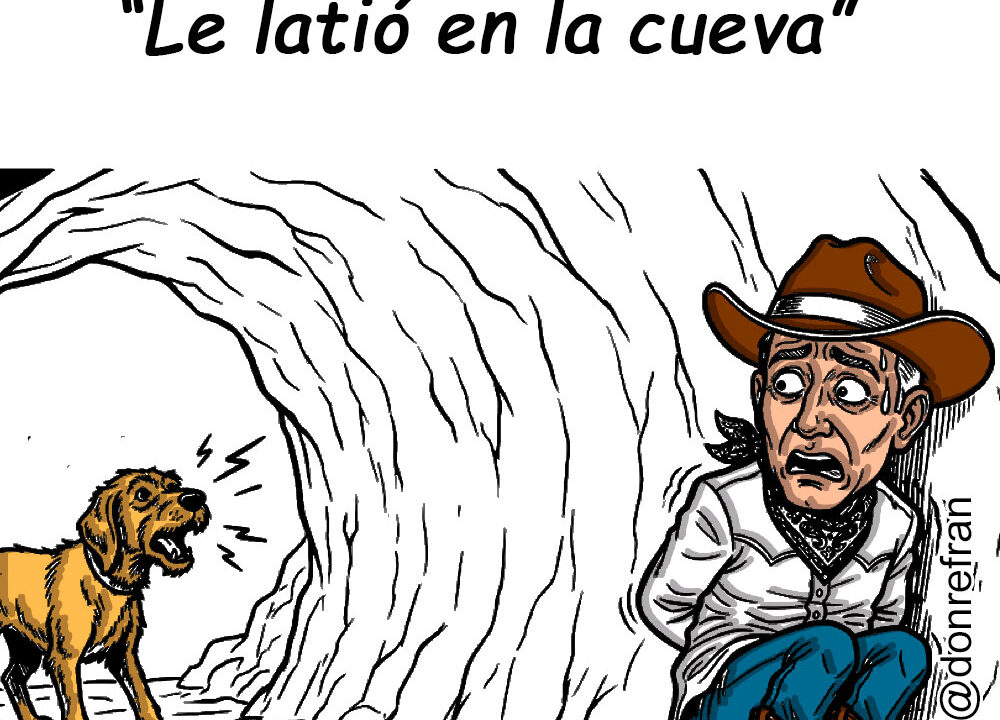 “Le latió en la cueva”