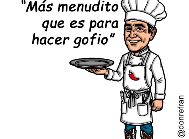 “Más menudito que es para hacer gofio” 