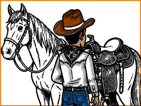 "El que ensilla su caballo, sabe para dónde va"